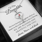 Blessed and grateful for our daughter, From Mom & Dad-Stethoscope - Custom Heart Design