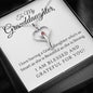 To My Granddaughter-Stethoscope - Custom Heart Design