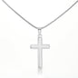 Cross Necklace for Boyfriend, Stainless Steel Cross for Boyfriend | Custom Heart Design