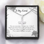 Friend, God gave me you-Artisan Cross Necklace - Custom Heart Design
