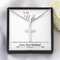 God led me to you-Artisan Cross Necklace - Custom Heart Design