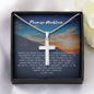 Promise Cross Necklace-I want us to go hand in hand | Custom Heart Design