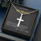 * To Husband, Thank you for everything-Artisan Cross - Custom Heart Design