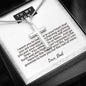 Son, You either win or learn,From Dad-Artisan Cross Necklace - Custom Heart Design