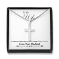 God led me to you-Artisan Cross Necklace - Custom Heart Design