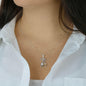 Giraffe Necklace-To my lovely Mom - Custom Heart Design