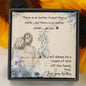 Friendship Giraffe Necklace for Sister | Custom Heart Design