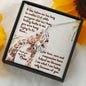 Giraffe Necklace-To my lovely Mom - Custom Heart Design