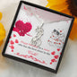 To the best sister-Graceful Giraffe - Custom Heart Design