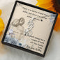 Friendship Giraffe Necklace for Sister | Custom Heart Design