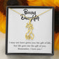Life gave me the gift of you. - Custom Heart Design