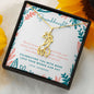 Girlfriend Heart Necklace, Delicate Heart Necklace-Forever & Always