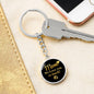 Mom we love you so much-Keychain - Custom Heart Design
