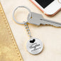 A precious daughter you will always be- Custom Keychain - Custom Heart Design