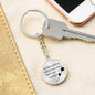 If I did anything right-Keychain - Custom Heart Design