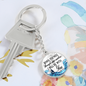 Bible Verse Keychain-Custom Heart Design