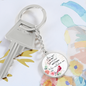 Bible Verse Keychain-Custom Heart Design