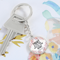 * Trust in the Lord, Proverbs 3:5-Bible Verse Keychain - Custom Heart Design