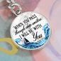 * When you pass through deep water, I will be with you-Isaiah 43:2 - Custom Heart Design