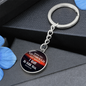 * I will be with you, Isaiah 43:2-Bible Verse Keychain -