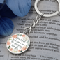 Beautiful girl you can do amazing things-Keychain - Custom Heart Design