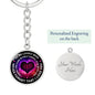 To My Wife, Never forget that I love you-Keychain - Custom Heart Design
