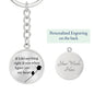 If I did anything right-Keychain - Custom Heart Design