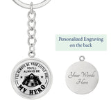 Policeman Dad, My hero - Custom Heart Design