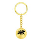 Mama Bear Keychain - Custom Heart Design