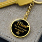 Mom we love you so much-Keychain - Custom Heart Design