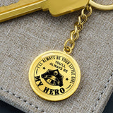 Policeman Dad, My hero - Custom Heart Design