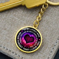 To My Wife, Never forget that I love you-Keychain - Custom Heart Design