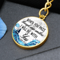 Bible Verse Keychain-Custom Heart Design