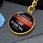 * I will be with you, Isaiah 43:2-Bible Verse Keychain -