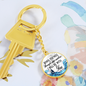 Bible Verse Keychain-Custom Heart Design