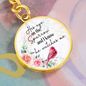Bible Verse Keychain-Custom Heart Design