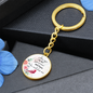 Bible Verse Keychain-Custom Heart Design