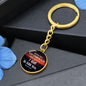 * I will be with you, Isaiah 43:2-Bible Verse Keychain -