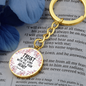* Trust in the Lord, Proverbs 3:5-Bible Verse Keychain - Custom Heart Design