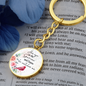 Bible Verse Keychain-Custom Heart Design