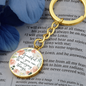 Beautiful girl you can do amazing things-Keychain - Custom Heart Design