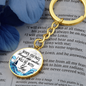 Bible Verse Keychain-Custom Heart Design
