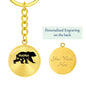 Mama Bear Keychain - Custom Heart Design