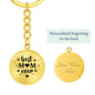 Best Mom Ever - Keychain - Custom Heart Design