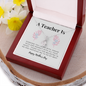To my Teacher, Happy Mother’s Day-Alluring Beauty Necklace - Custom Heart Design