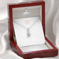 Alluring Beauty Solitaire Necklace | Custom Heart Design