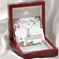 Alluring Beauty Solitaire Necklace for Mom | Custom Heart Design