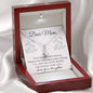 Alluring Beauty Solitaire Necklace for Mom | Custom Heart Design