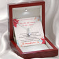 Alluring Beauty Solitaire Necklace for Grandma | Custom Heart Design