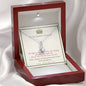 Alluring Beauty Solitaire Necklace for Daughter | Custom Heart Design